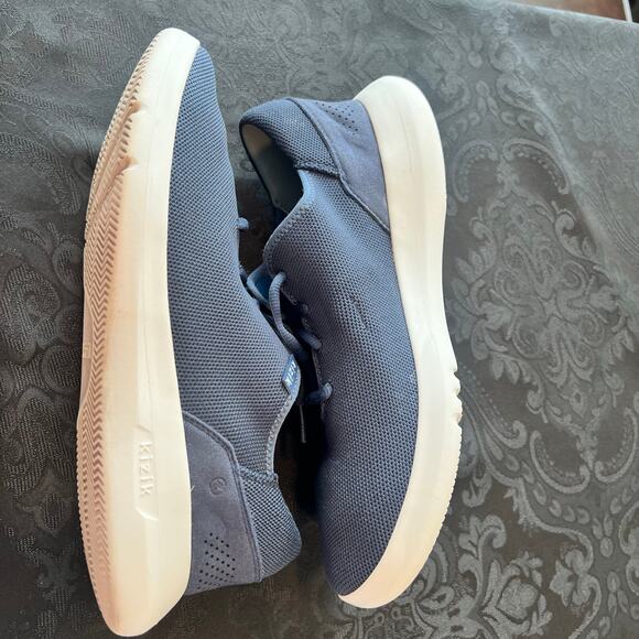 Kizik slip on navy blue unisex shoes men 10.5 women 12 - Picture 11 of 12